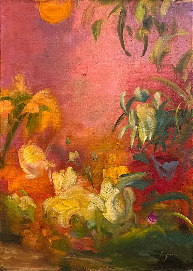 Dutchy Nr 1, 50 x 40 cm, 500 € Pink Improvisation, 64 x 46 cm, 500 €